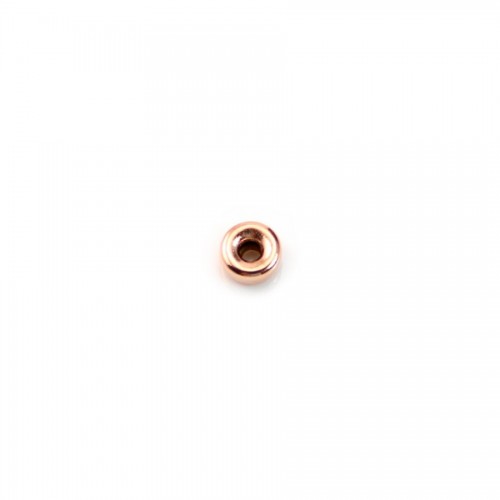Gold filled rose 14k ball rondelle 3mm x 5pcs
