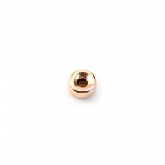 Gold filled rosé 14k rondelle 5x2.7mm x 2pcs