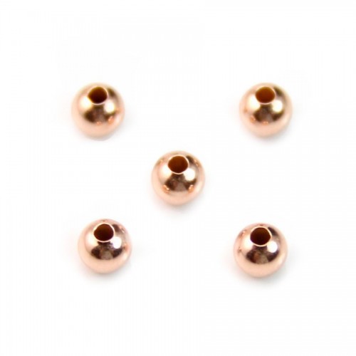 Gold filled rose 14k ball 3mm x 10pcs
