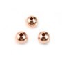 Gold filled rosé 14k perles 4mm x 6pcs