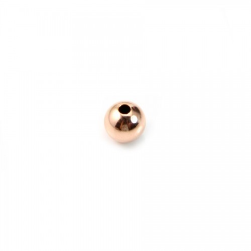Gold filled rose 14k ball 5mm x 2pcs