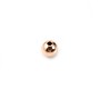 Gold filled rosé 14k perles 5mm x 2pcs