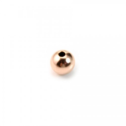 Gold filled rose 14k ball 6mm x 2pcs