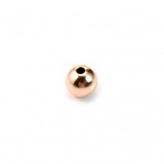 Gold filled rosé 14k perles 6mm x 2pcs