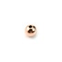Gold filled rosé 14k perles 6mm x 2pcs