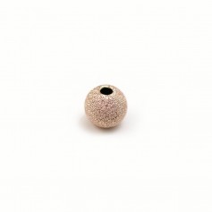 Boule diamanté, en gold filled rosé 14 carat, 1.5x6mm x 2pcs