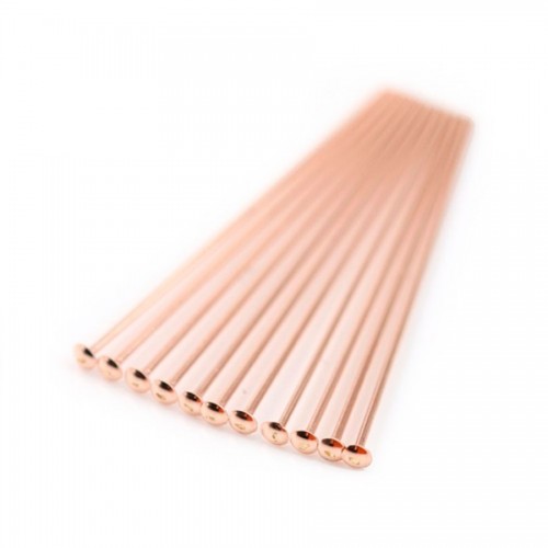 14 carats rose gold filled head pin 0.5x25mm x10pcs