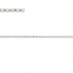 Chaîne argent 925 maille jaseron 1.5mm x 50cm