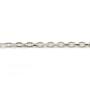 Chaîne argent 925  ovale 3.2x4.4mm x 50cm