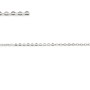 Chaîne argent 925 maille forçat plat 1.3x1.7mm x 50cm