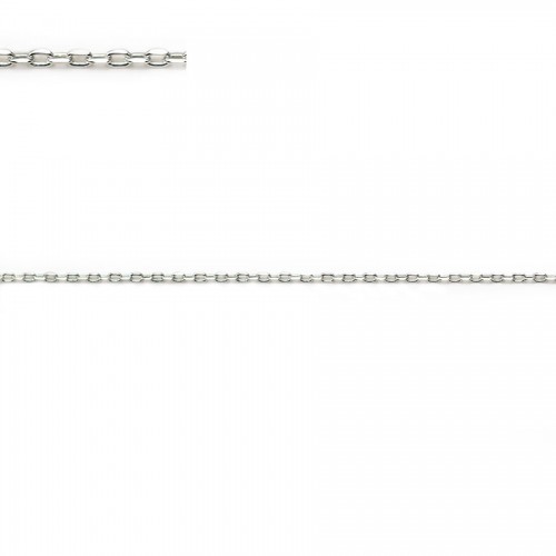 925 sterling silver forcat  chain 1.1x1.7mm x 50cm