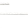 Chaîne argent 925 maille forçat plat 1.5x1.9mm x 50cm