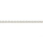 Chaîne argent 925 massif maille força plat 1.9x2.6mm x 50cm