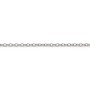 Chaîne argent 925 rhodié ovale 1.5x1.8x0.3mm  x 50cm