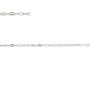 Chaîne argent 925 maille forçat losange 1.6x2.6mm x 50cm