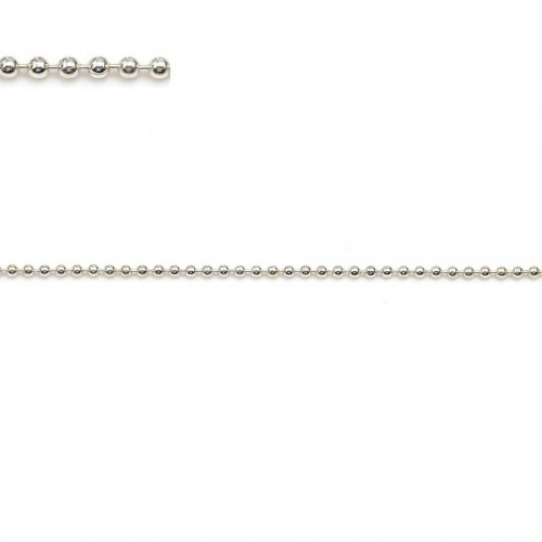 925 sterling silver ball chain 1.15mm x 50cm
