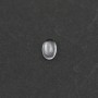 Cabochon cristal de roche oval 4x6mm x 4pcs