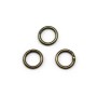 Anneaux rond soudés, métal couleur bronze, 1x6mm environ 100pcs