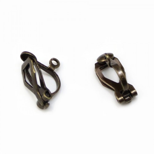 Clip support bronze 6x14mm x 10pcs