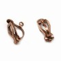 Clip support cuivre 6x14mm x 10pcs