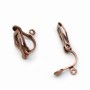 Clip support cuivre 6x14mm x 10pcs