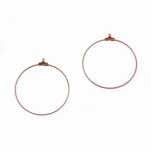 Earring Chandelier gold tone 50mm x 20pcs