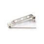 Broche avec 3 trous, disponible en différentes couleurs, 4.5 * 26mm x 2pcs