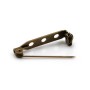 Broche avec 3 trous, disponible en différentes couleurs, 4.5 * 26mm x 2pcs
