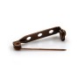 Broche avec 3 trous, disponible en différentes couleurs, 4.5 * 26mm x 2pcs