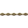 Chaîne en laiton grain de café  x 1m