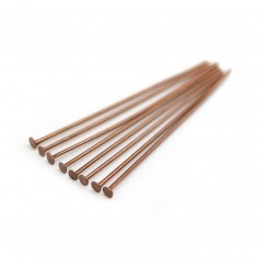 Clou en métal, avec en finition une "tête" plate, 0.6 * 30mm x 200pcs