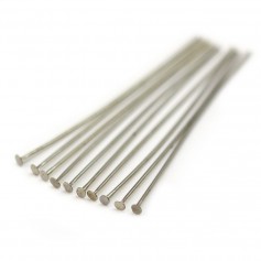 Clou en métal, avec en finition une "tête" plate, 0.6 * 40mm x 200pcs