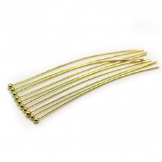 Nail on metal, in round ball head shaped, 0.6 * 60mm x 200pcs