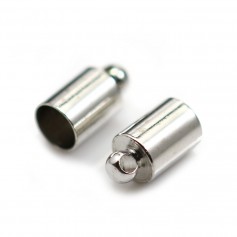 Embouts pour cordon 5mm en métal x 20pcs 