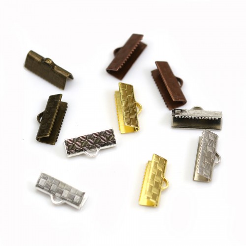 Embouts griffes à serrer décorés 16mm x 20pcs