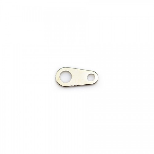 "Tag" charm in metal, in different colors, 4 * 9mm x 100pcs