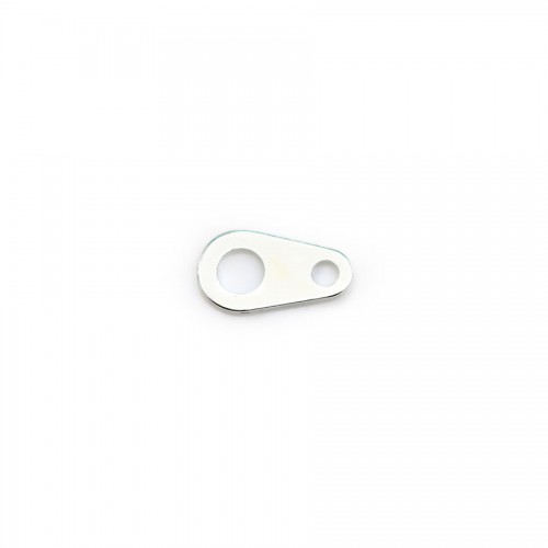 Tips for ribbon of 10mm in raw brass x10pcs