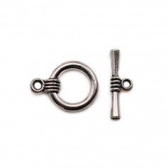 Fermoir "Toggle OT" en métal 14mm x 2pcs