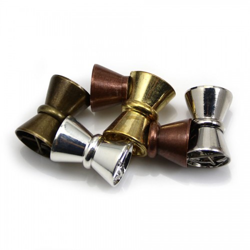 Clasp in the shape of a bow tie, magnetic, in different colors, 14 * 20mm x 1pc