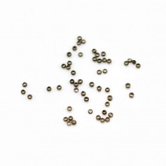 Perles à écraser, en métal de différentes couleur 1.5 * 0.8mm x 5grs