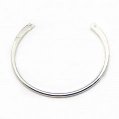 Jonc flexible, de couleur argenté, 64mm x 1pc