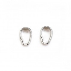 Bélière simple dorée sur laiton 3x7mm x 10pcs