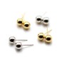 Clou d'oreilles en boule 7.4mmx 10pcs