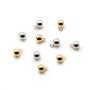 Breloque ronde 6mm, doré x 10pcs