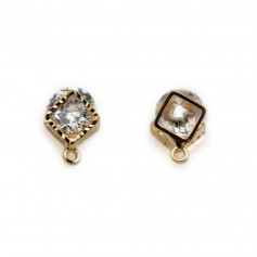 Breloque de forme tête de mort avec un noeud x 2pcs 