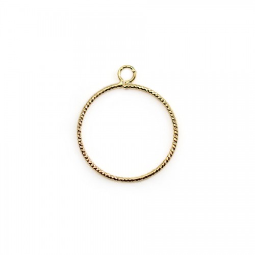 Breloque en forme ronde 1.0x18mm x 4pcs