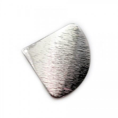 Breloque de forme ventail 0.8* 26x29  x 1pc