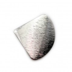 Breloque de forme ventail 0.8* 26x29  x 1pc