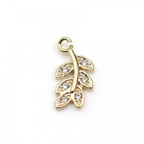 Snowflake pendant plated "flash" gold brass 5.8mm x 8pcs
