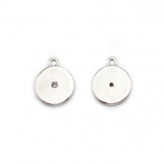 Breloque moustache plaqué par 2